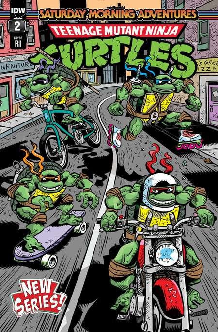 Teenage Mutant Ninja Turtles: Saturday Morning Adventures 2023- #2 Variant Ri 10 Lawson