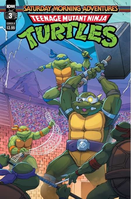 Teenage Mutant Ninja Turtles: Saturday Morning Adventures 2023- #3 Variant B Schoening