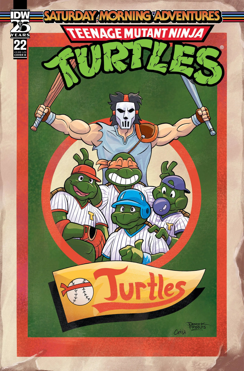 Teenage Mutant Ninja Turtles: Saturday Morning Adventures #22 Variant B (Fridolfs) IDW Publishing