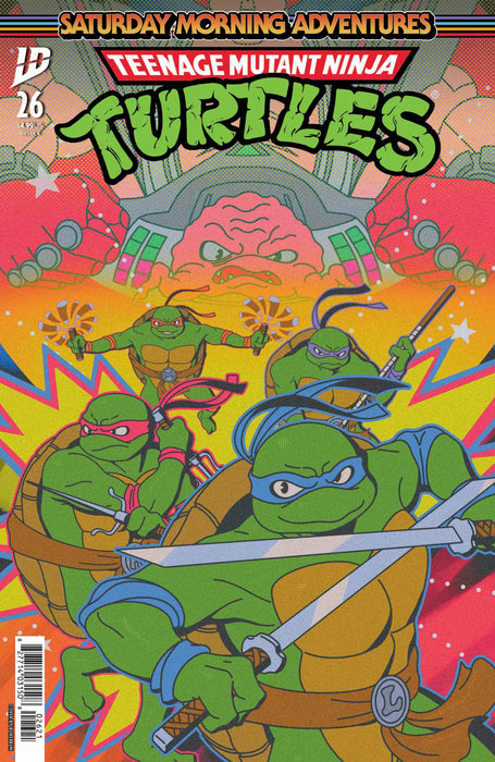 Teenage Mutant Ninja Turtles: Saturday Morning Adventures #26 Variant B (Boxerbun) IDW Publishing