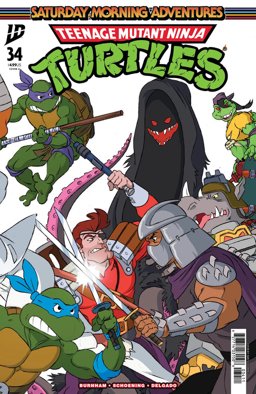 Teenage Mutant Ninja Turtles: Saturday Morning Adventures #34 Cover A (Schoening Connecting Cover Set) IDW Publishing