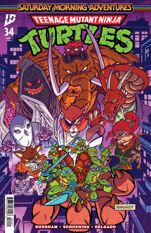 Teenage Mutant Ninja Turtles: Saturday Morning Adventures #34 Variant B (Catalan) IDW Publishing