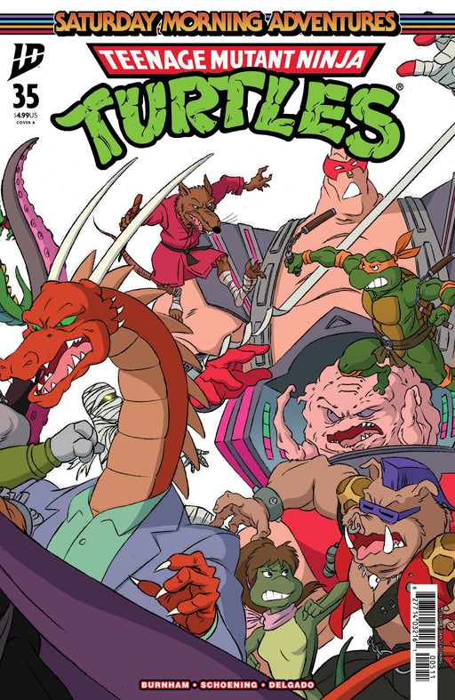 Teenage Mutant Ninja Turtles: Saturday Morning Adventures #35 Cover A (Schoening Connecting Cover Set) IDW Publishing