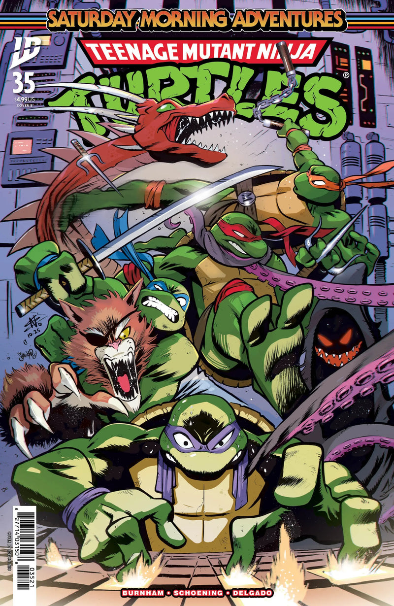 Teenage Mutant Ninja Turtles: Saturday Morning Adventures #35 Variant B (Neo) IDW Publishing