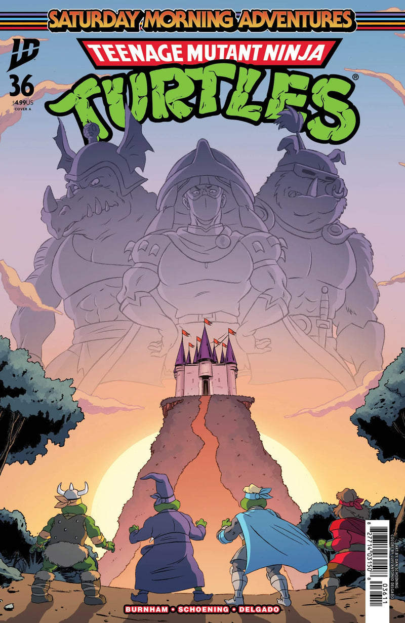 Teenage Mutant Ninja Turtles: Saturday Morning Adventures #36 Cover A (Schoening) IDW Publishing