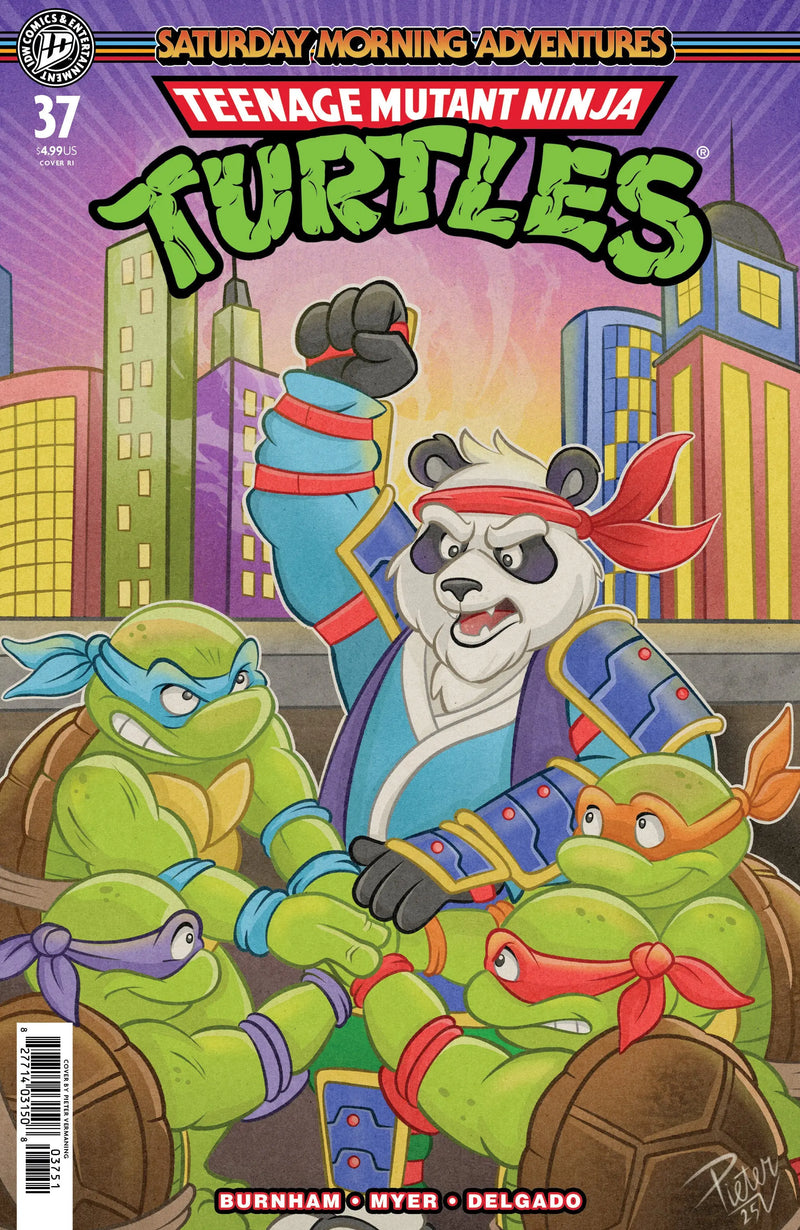 Teenage Mutant Ninja Turtles: Saturday Morning Adventures #37 Variant Ri (10) (Vermaning) IDW Publishing