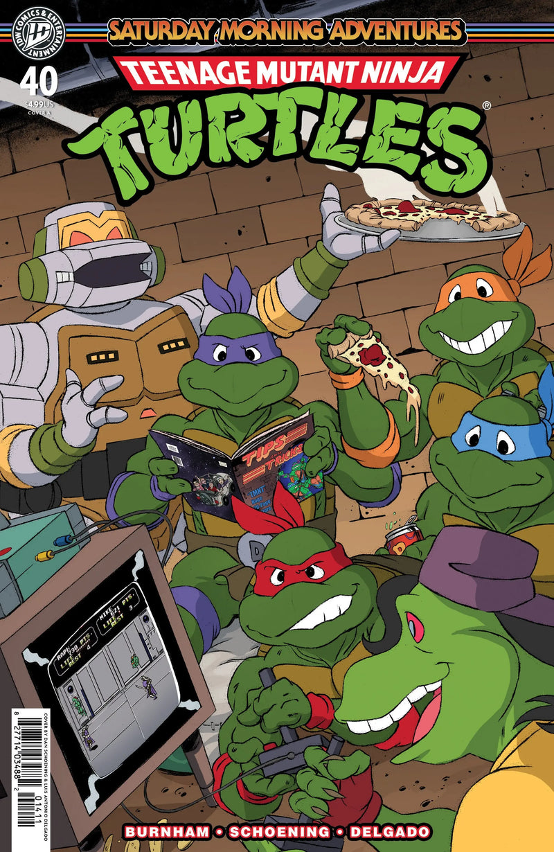 Teenage Mutant Ninja Turtles: Saturday Morning Adventures #40 Cover A (Schoening) IDW Publishing