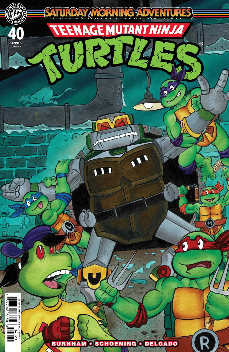 Teenage Mutant Ninja Turtles: Saturday Morning Adventures #40 Variant B (Lavigne) IDW Publishing