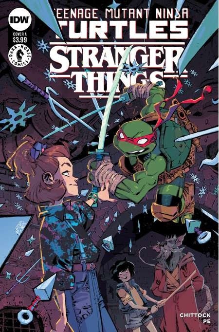 Teenage Mutant Ninja Turtles X Stranger Things #1 Variant B Corona