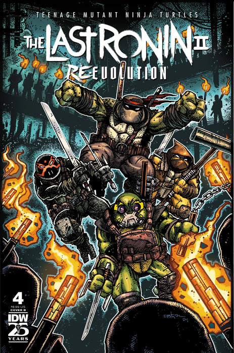 Teenage Mutant Ninja Turtles: The Last Ronin II—Re-Evolution #4 Variant B (Eastman) IDW Publishing