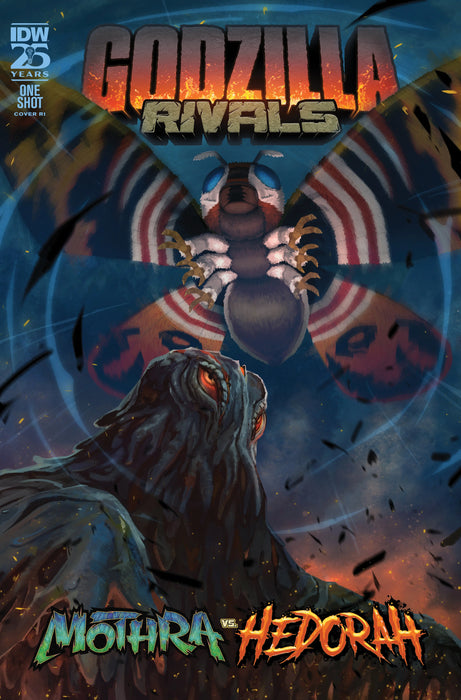 Godzilla Rivals: Mothra vs. Hedorah Variant Ri (10) (Pitre-Durocher) IDW Publishing