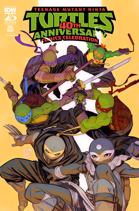 Teenage Mutant Ninja Turtles: 40th Anniversary Comics Celebration Variant E (Federici) IDW Publishing