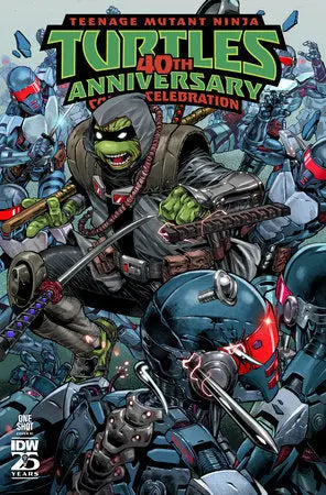 Teenage Mutant Ninja Turtles: 40th Anniversary Comics Celebration Variant Ri (10) (Escorzas) IDW Publishing