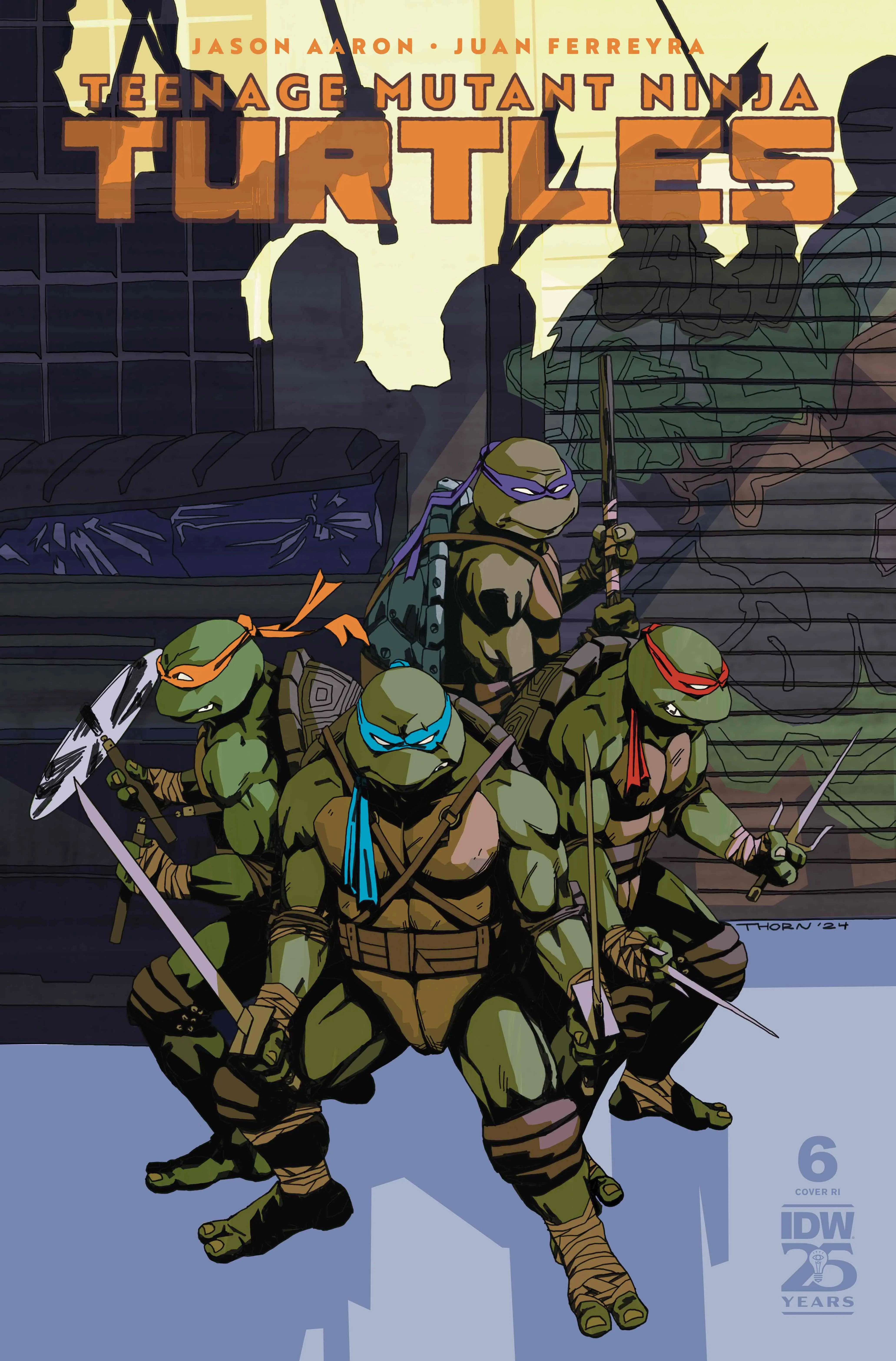 Tortugas Ninja Adolescentes Mutantes #6 Variante Ri (10) (Thorn), image size:4125x6263