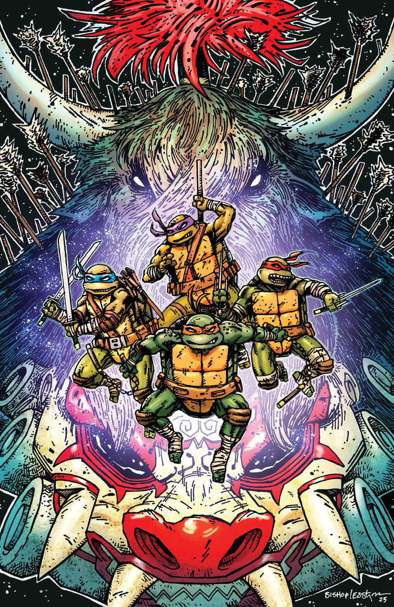 Teenage Mutant Ninja Turtles #13 Variant Ri (25) (Eastman & Bishop Full Art) IDW Publishing
