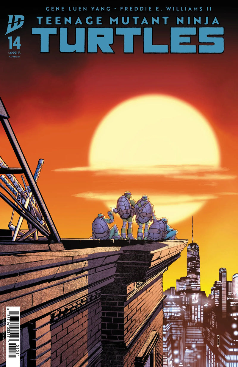 Teenage Mutant Ninja Turtles #14 Variant Ri (50) (Baldeon) IDW Publishing