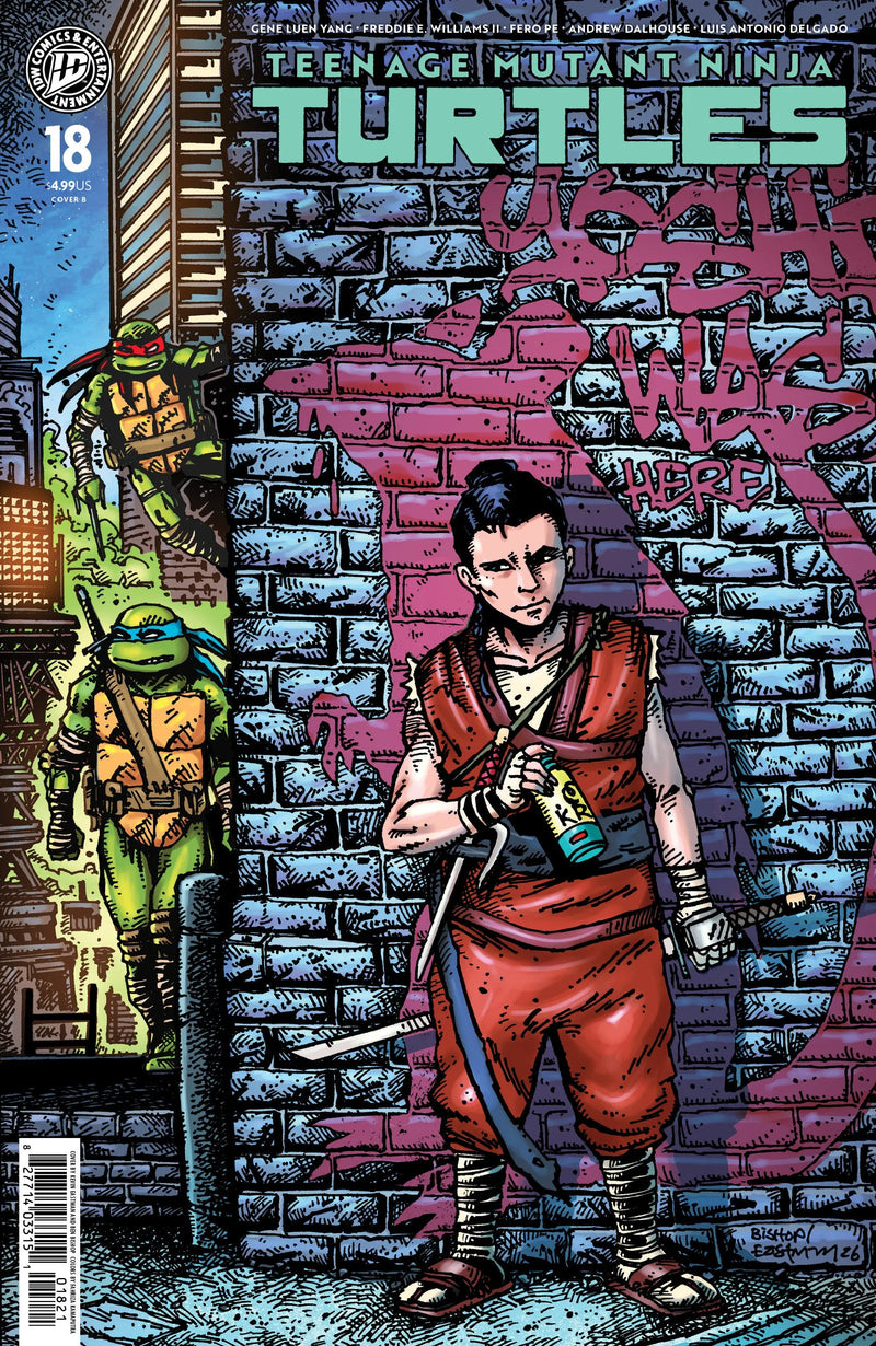 Teenage Mutant Ninja Turtles #18 Variant B (Eastman & Bishop) IDW Publishing