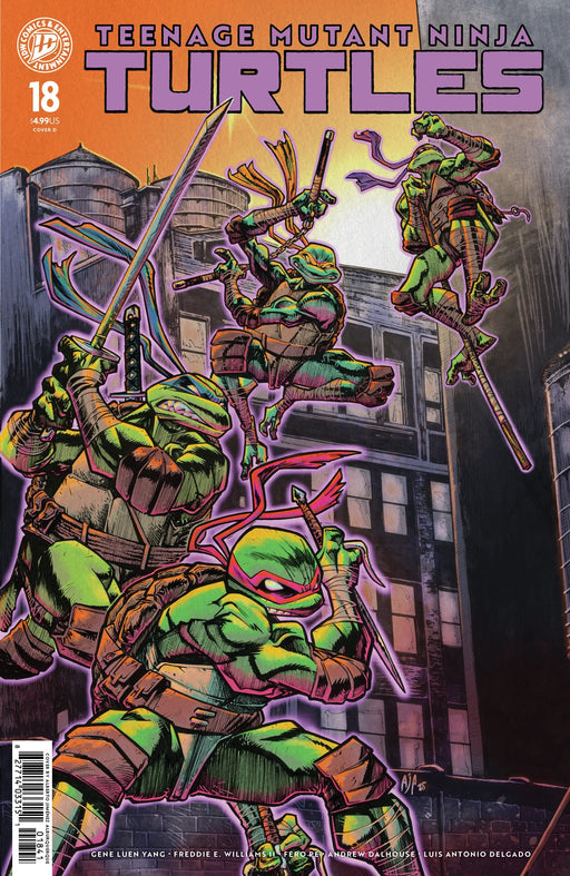 Teenage Mutant Ninja Turtles #18 Variant D (Jiménez Alburquerque) IDW Publishing
