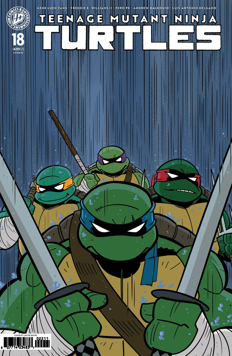 Teenage Mutant Ninja Turtles #18 Variant Ri (25) (Edgar) IDW Publishing