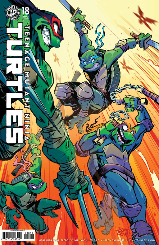 Teenage Mutant Ninja Turtles #18 Variant Ri (50) (Bean) IDW Publishing