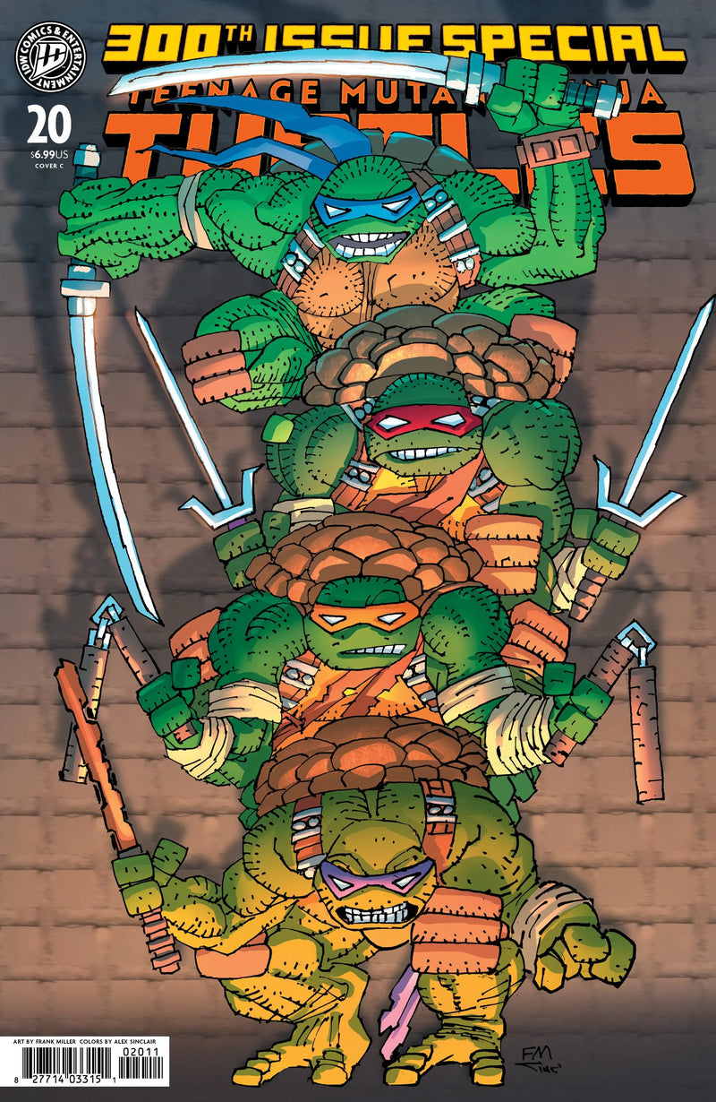 Teenage Mutant Ninja Turtles #20: 300th Issue Special Variant C (Miller) IDW Publishing