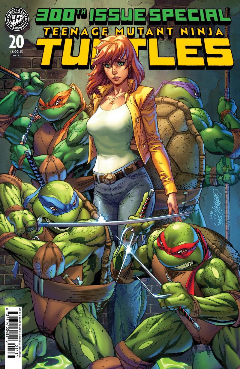 Teenage Mutant Ninja Turtles #20: 300th Issue Special Variant D (Campbell) IDW Publishing