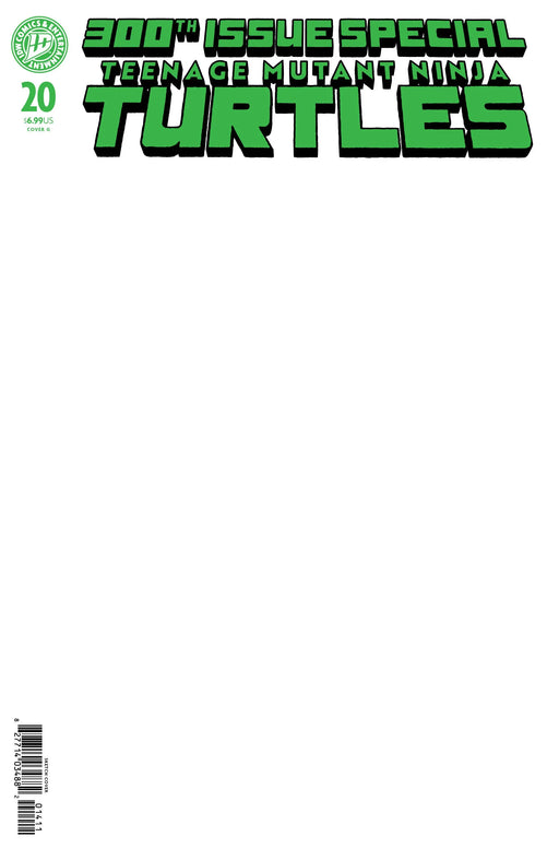 Teenage Mutant Ninja Turtles #20: 300th Issue Special: G Foil Stamped (Sketch Variant) IDW Publishing