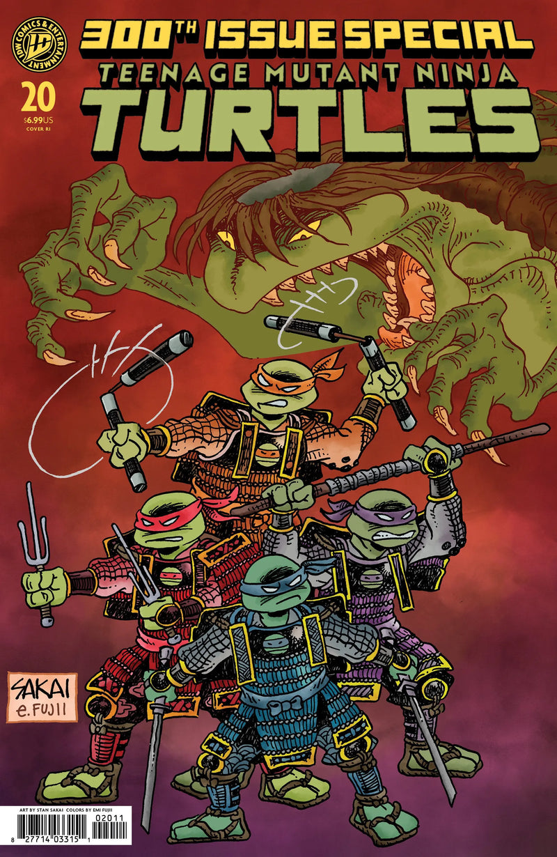 Teenage Mutant Ninja Turtles #20: 300th Issue Special Variant Ri (50) (Sakai) IDW Publishing
