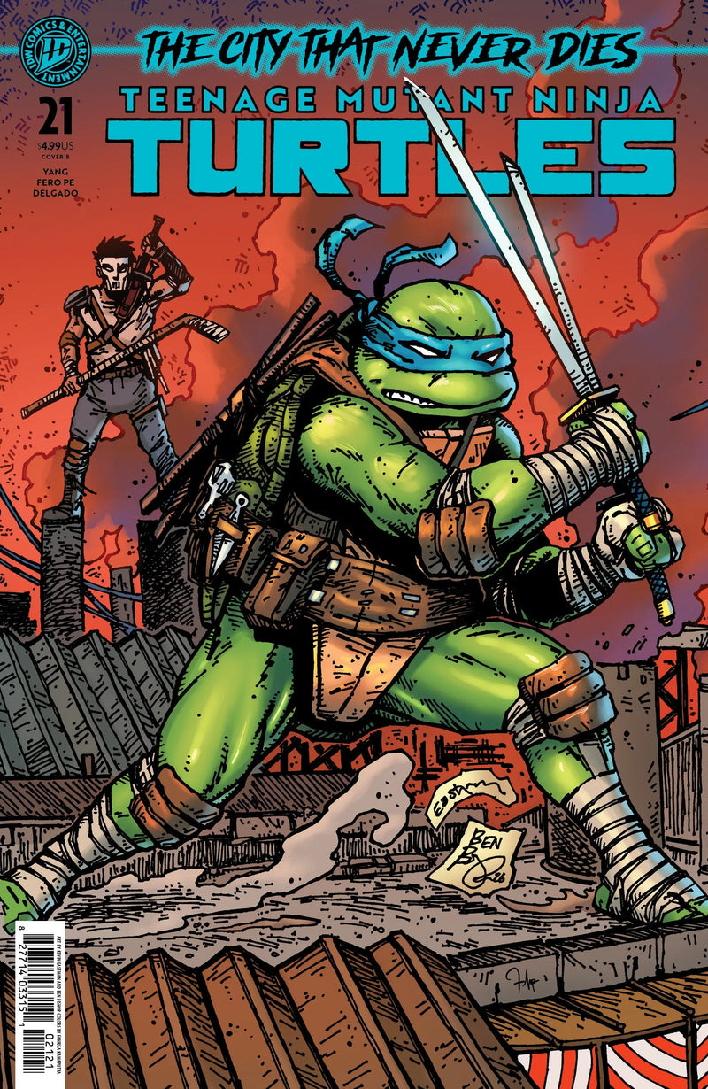 Teenage Mutant Ninja Turtles #21 Variant B (Eastman & Bishop) IDW Publishing