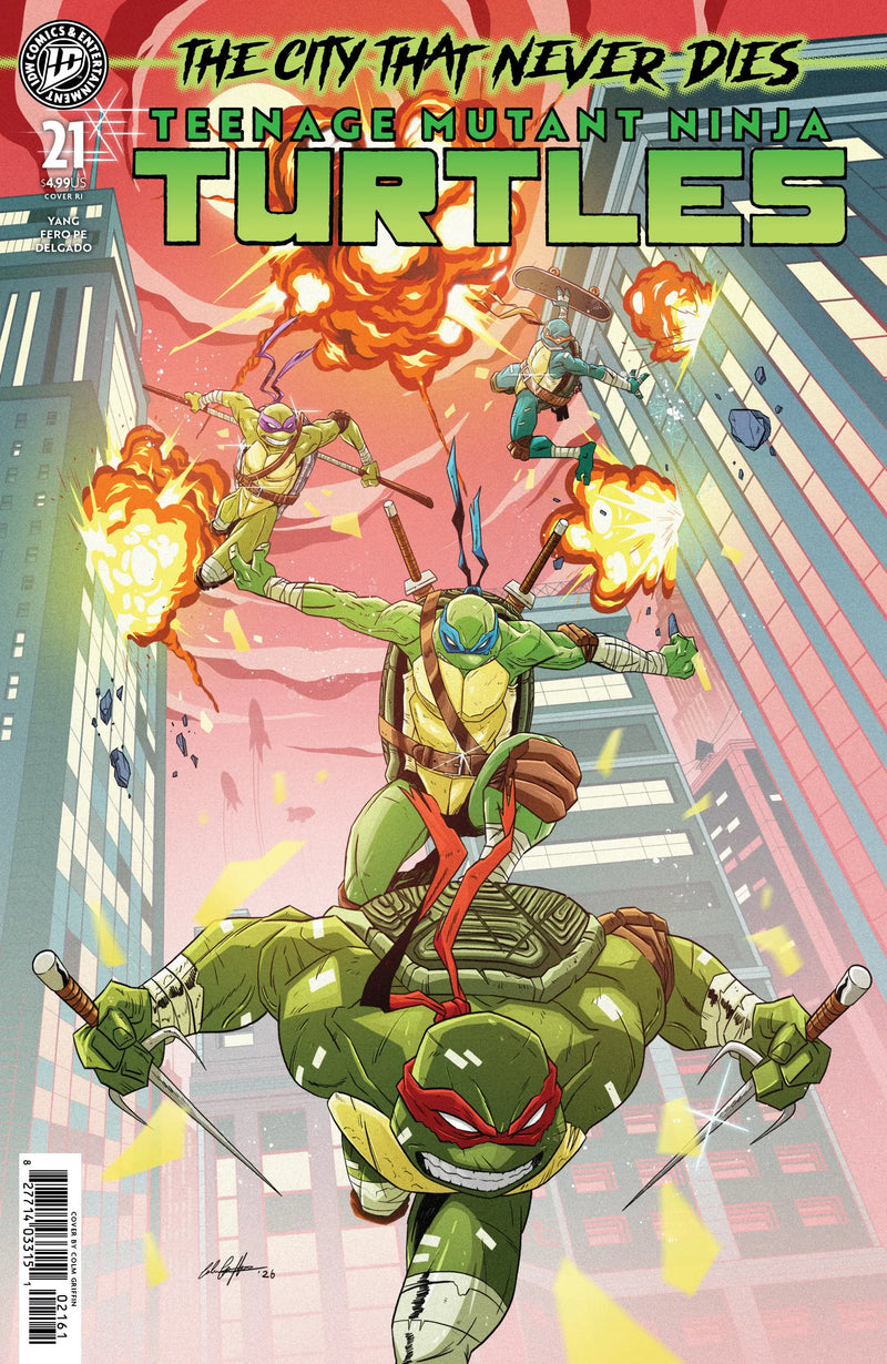 Teenage Mutant Ninja Turtles #21 Variant Ri (25) (Griffin) IDW Publishing