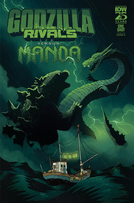 Godzilla Rivals: vs. Manda Cover A (Lawrence) IDW Publishing