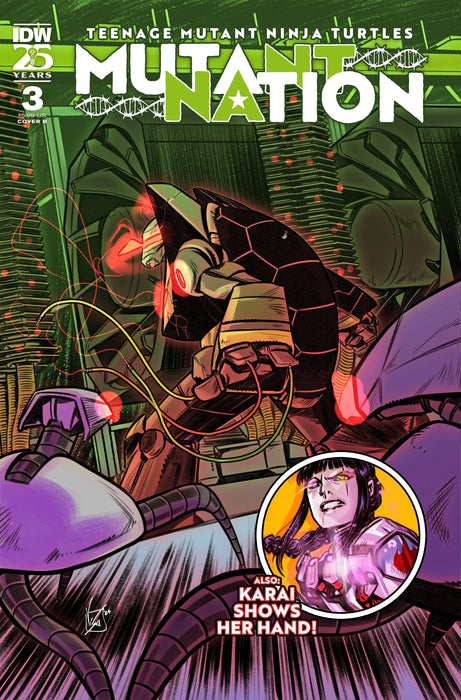 Teenage Mutant Ninja Turtles: Mutant Nation #3 Variant B (Federici) IDW Publishing