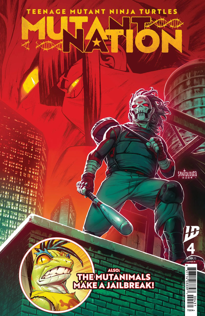 Teenage Mutant Ninja Turtles: Mutant Nation #4 Variant Ri (10) (Santolouco) IDW Publishing