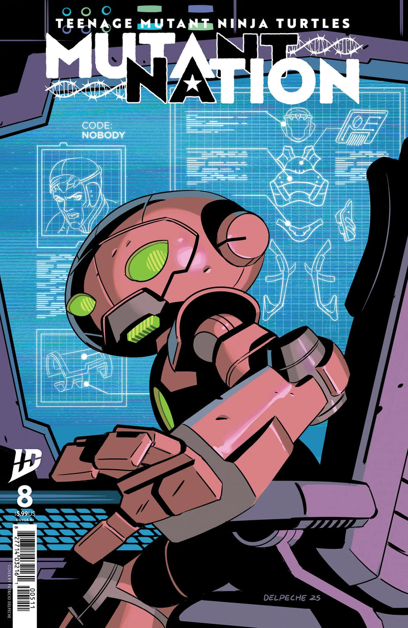 Teenage Mutant Ninja Turtles: Mutant Nation #8 Variant Ri (10) (Delpeche) IDW Publishing