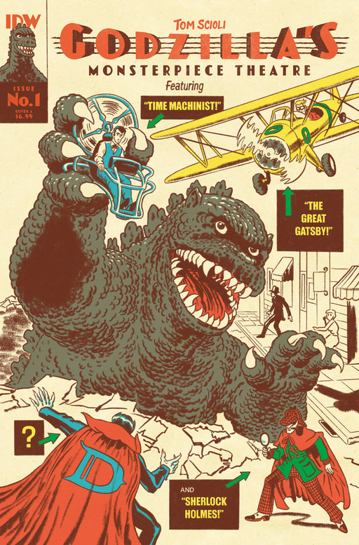 Godzilla’S Monsterpiece Theatre #1 Cover A (Scioli) IDW Publishing