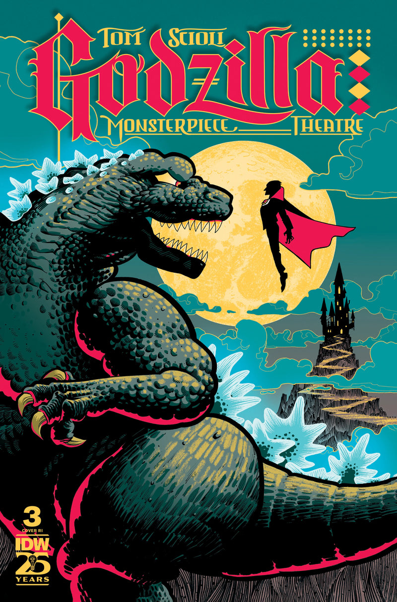 Godzillas Monsterpiece Theatre #3 Variant Ri (10) (J. Gonzo) IDW Publishing