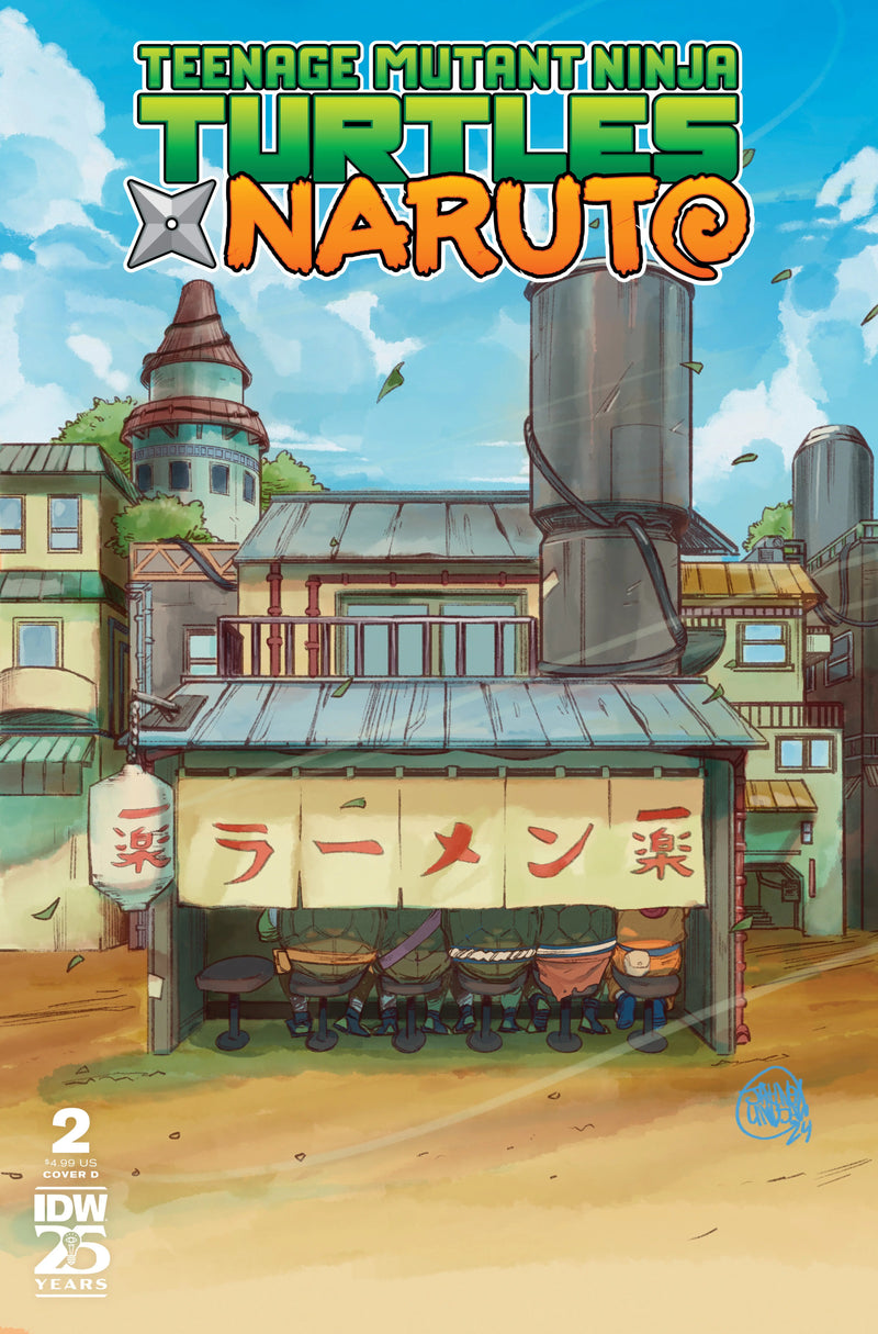 Teenage Mutant Ninja Turtles X Naruto #2 Variant D (Lindsay) IDW Publishing