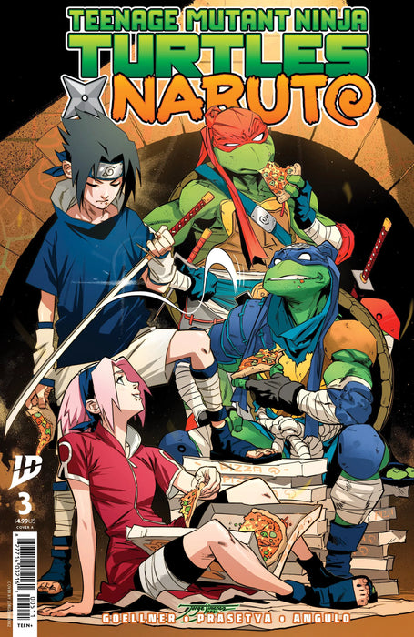 Teenage Mutant Ninja Turtles X Naruto #3 Cover A (JiméNez) IDW Publishing