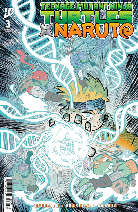 Teenage Mutant Ninja Turtles X Naruto #3 Variant C (Ba) IDW Publishing