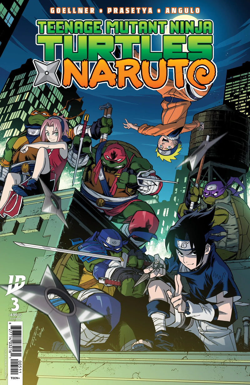 Teenage Mutant Ninja Turtles X Naruto #3 Variant Ri (50) (Randolph) IDW Publishing