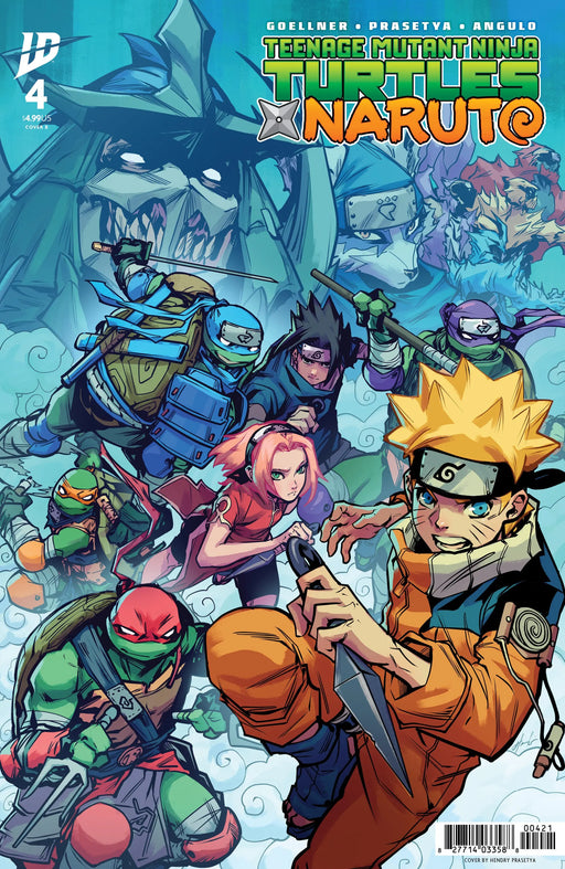 Teenage Mutant Ninja Turtles X Naruto #4 Variant B (Prasetya) IDW Publishing