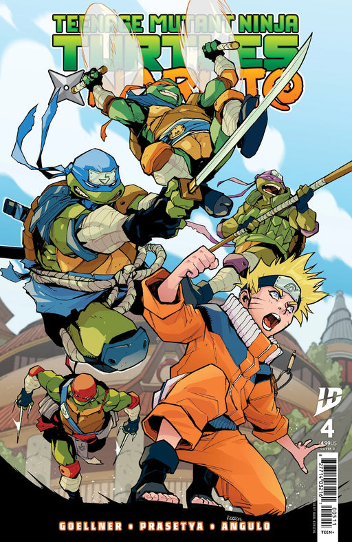 Teenage Mutant Ninja Turtles X Naruto #4 Variant D (Kerschl) IDW Publishing