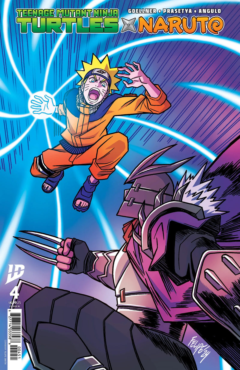 Teenage Mutant Ninja Turtles X Naruto #4 Variant Ri (25) (Smith) IDW Publishing
