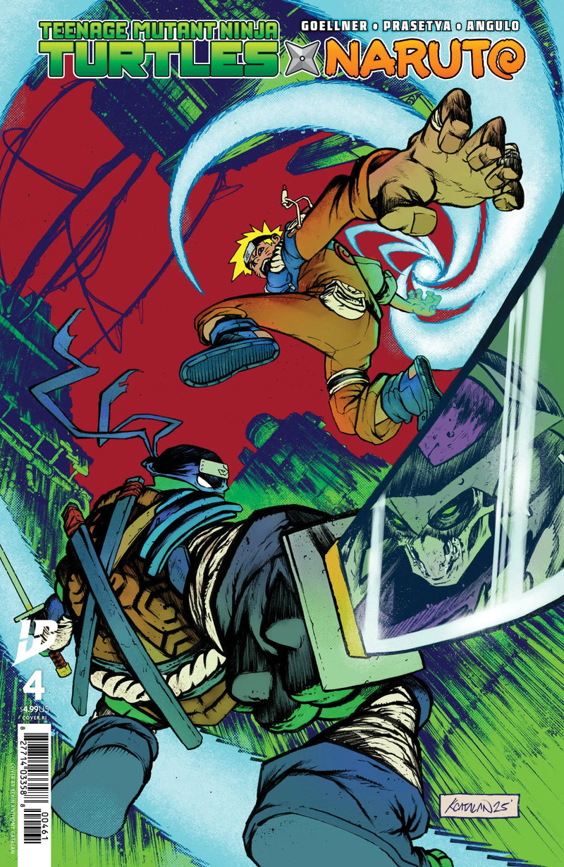 Teenage Mutant Ninja Turtles X Naruto #4 Variant Ri (50) (Catalan) IDW Publishing