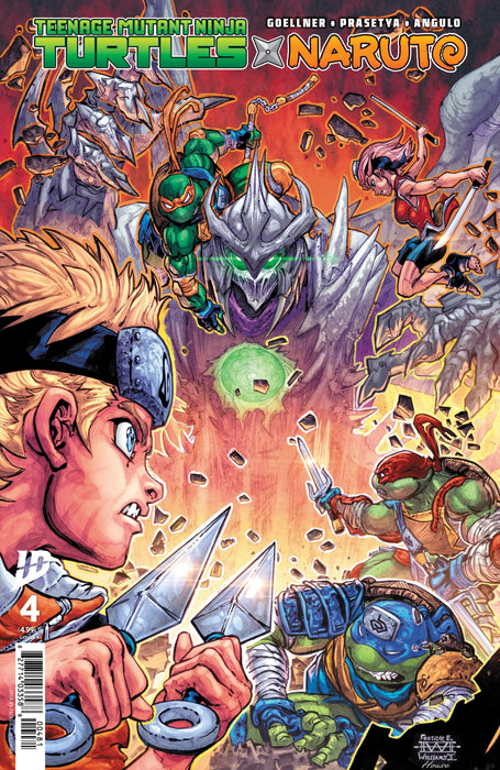 Teenage Mutant Ninja Turtles X Naruto #4 Variant Ri (100) (Williams II) IDW Publishing