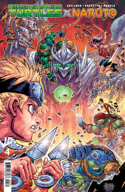 Teenage Mutant Ninja Turtles X Naruto #4 Variant Ri (100) (Williams II) IDW Publishing
