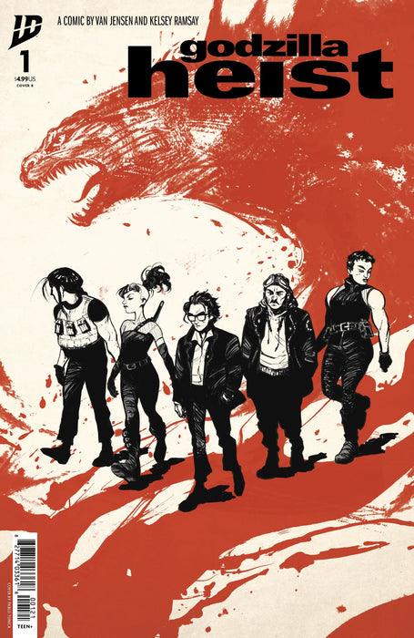 Godzilla: Heist #1 Variant B (Tunica Movie Poster Variant) IDW Publishing