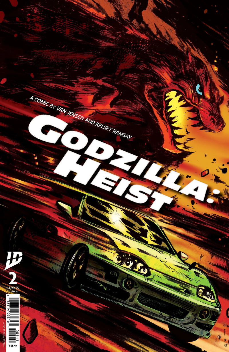 Godzilla: Heist #2 Variant B (Tunica Movie Poster Variant) IDW Publishing