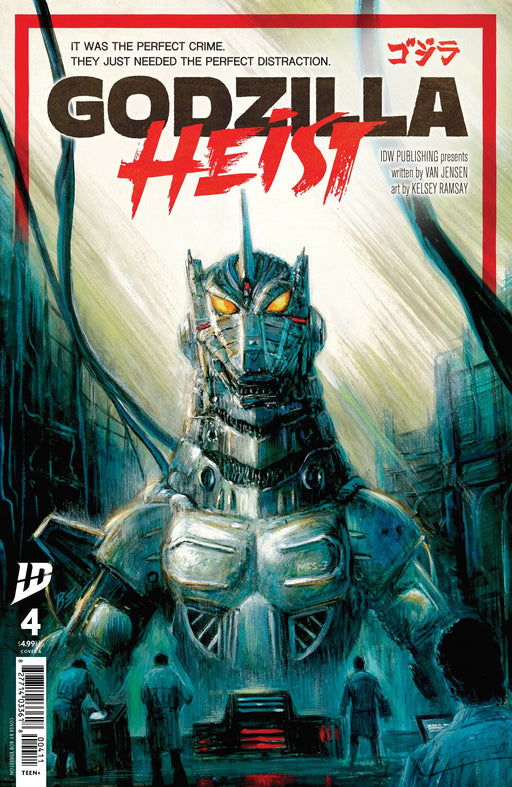 Godzilla: Heist #4 Cover A (Eggleton) IDW Publishing