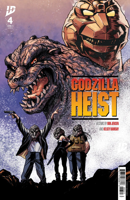 Godzilla: Heist #4 Variant B (Tunica Movie Poster Variant) IDW Publishing